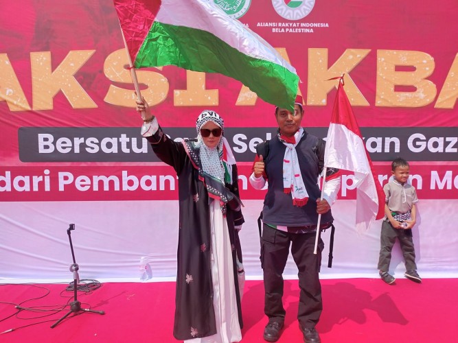 IPRIJA Center Jakarta Ikut Aksi Dukung Gaza