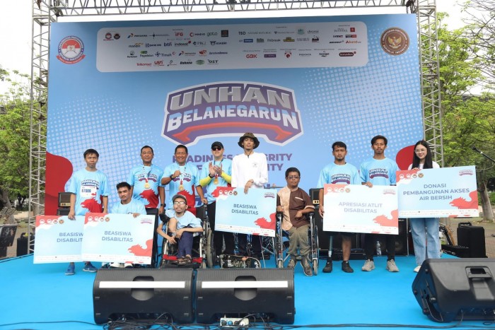 Wamenhan RI Ikut Bela Negara Fun Run 2025