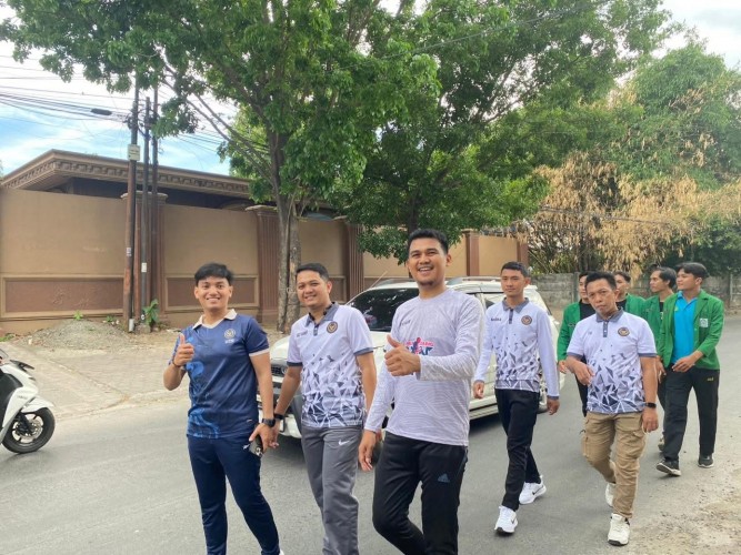 Jaga Kebugaran dan Kemompakan, Lapas I Makassar Jalan Sehat