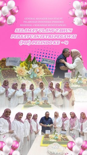 HUT ke-4 Persatuan Istri Pegawai (PIP) Pelindo: Istri Hebat, Motivasi Kuat untuk Kemajuan Perusahaan