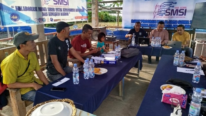 Tingkatkan Profesionalisme, SMSI Gowa Adakan Raker Pertama Bahas Sosialisasi dan Simulasi Aplikasi 