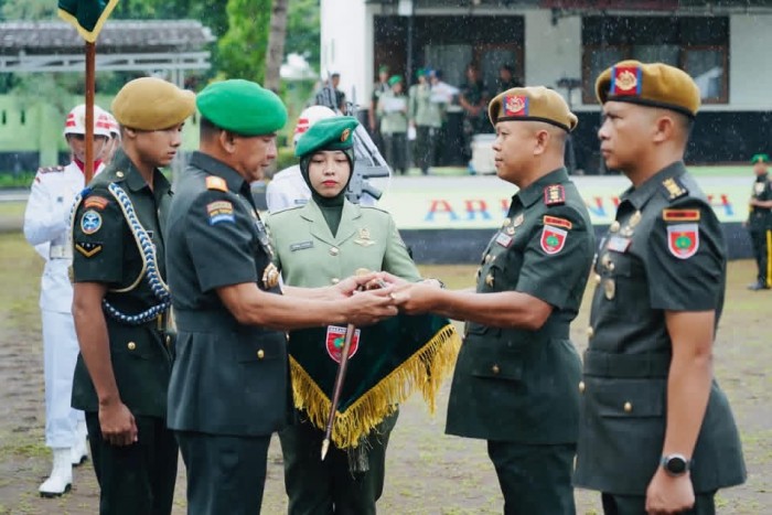 Pimpin Sertijab Danyon Arhanud 4/AAY,  Pangdam XIV/Hasanuddin Pastikan Tidak Ada Toleransi terhadap Tindakan Kekerasan di Satuan