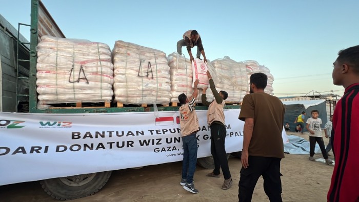 Bantuan Gandum dari Indonesia Tiba di Gaza, Truk Berhasil Melintasi Pintu Rafah di Mesir