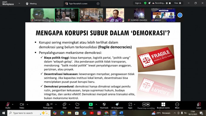 Madrasah ilmu DDII Kabupaten Bekasi: Ide Koalisi Permanen Ancaman Demokrasi